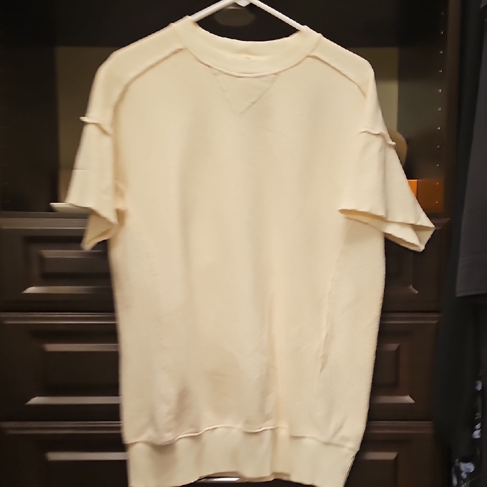 We The Free Ivory Textured Top